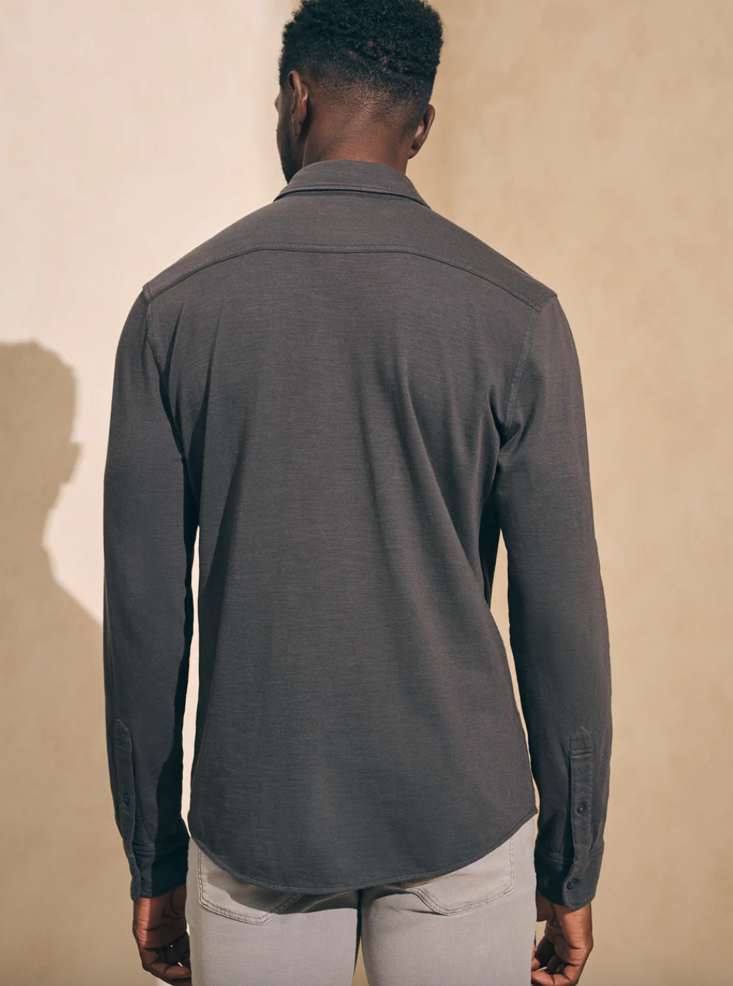 Knit Seasons Shirt-Washed Black
