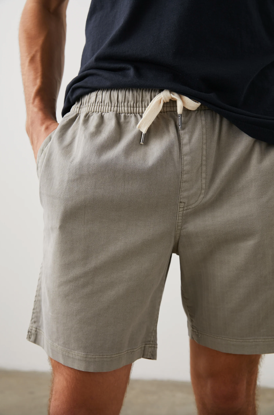Cruz Shorts-Washed Grey