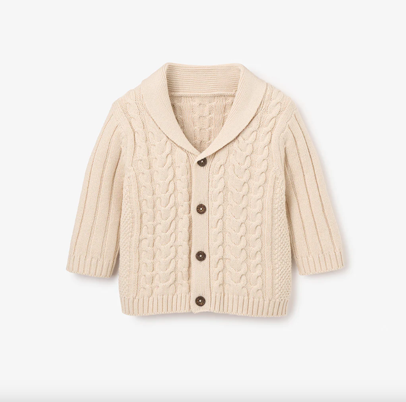 Horseshoe Cardigan-Beige
