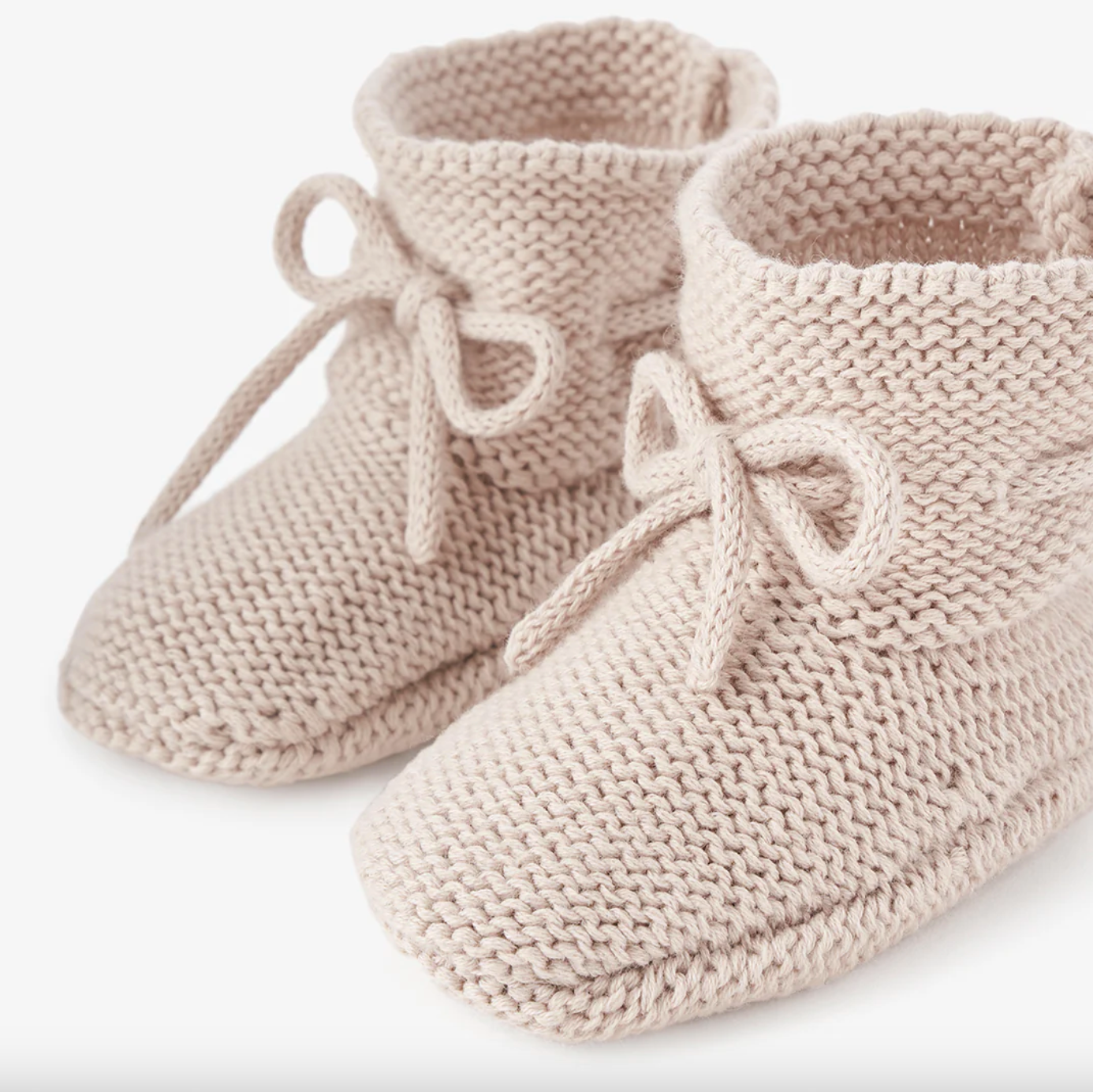 Garter Knit Booties