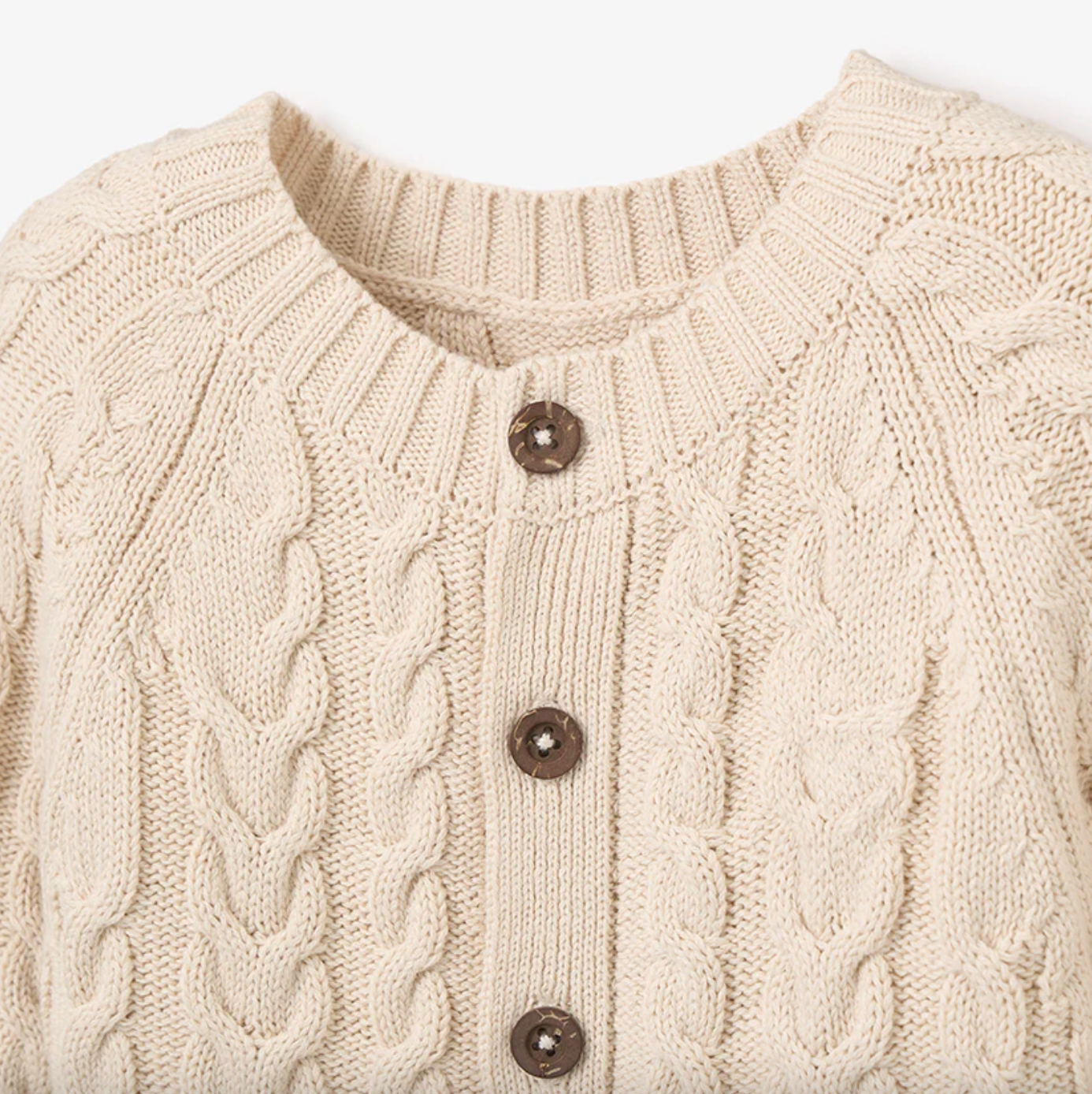 Horseshoe Knit Jumpsuit-Beige