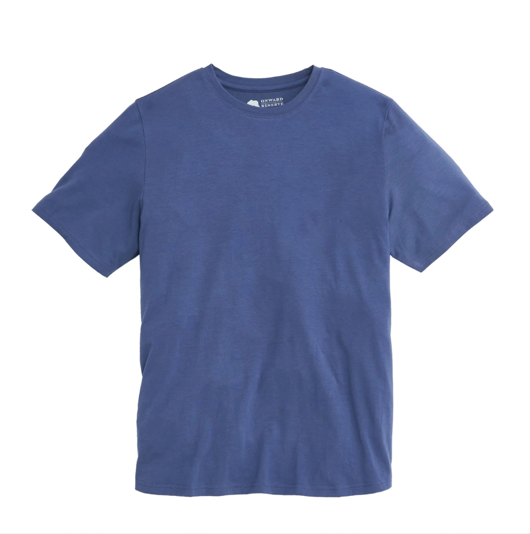 Luxe Tee-Blue Indigo