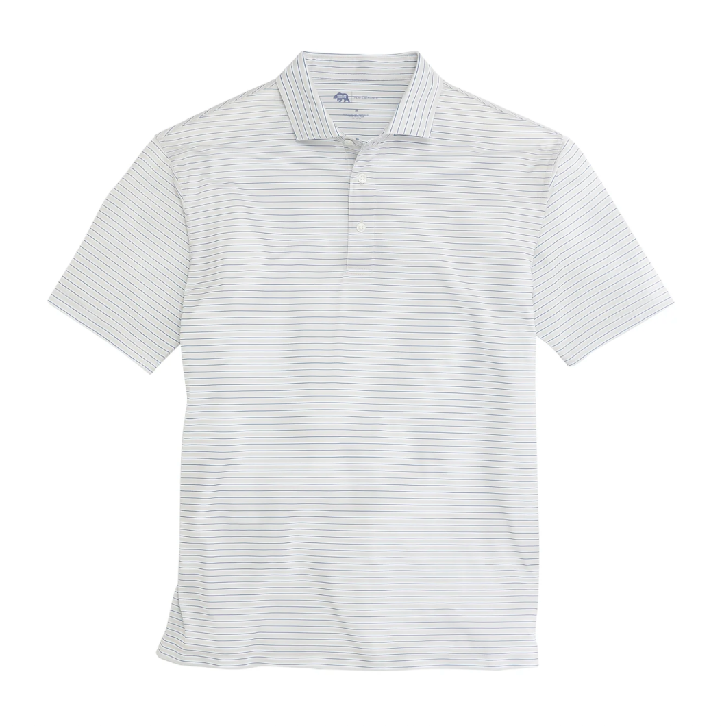 Match Stripe Pique Polo