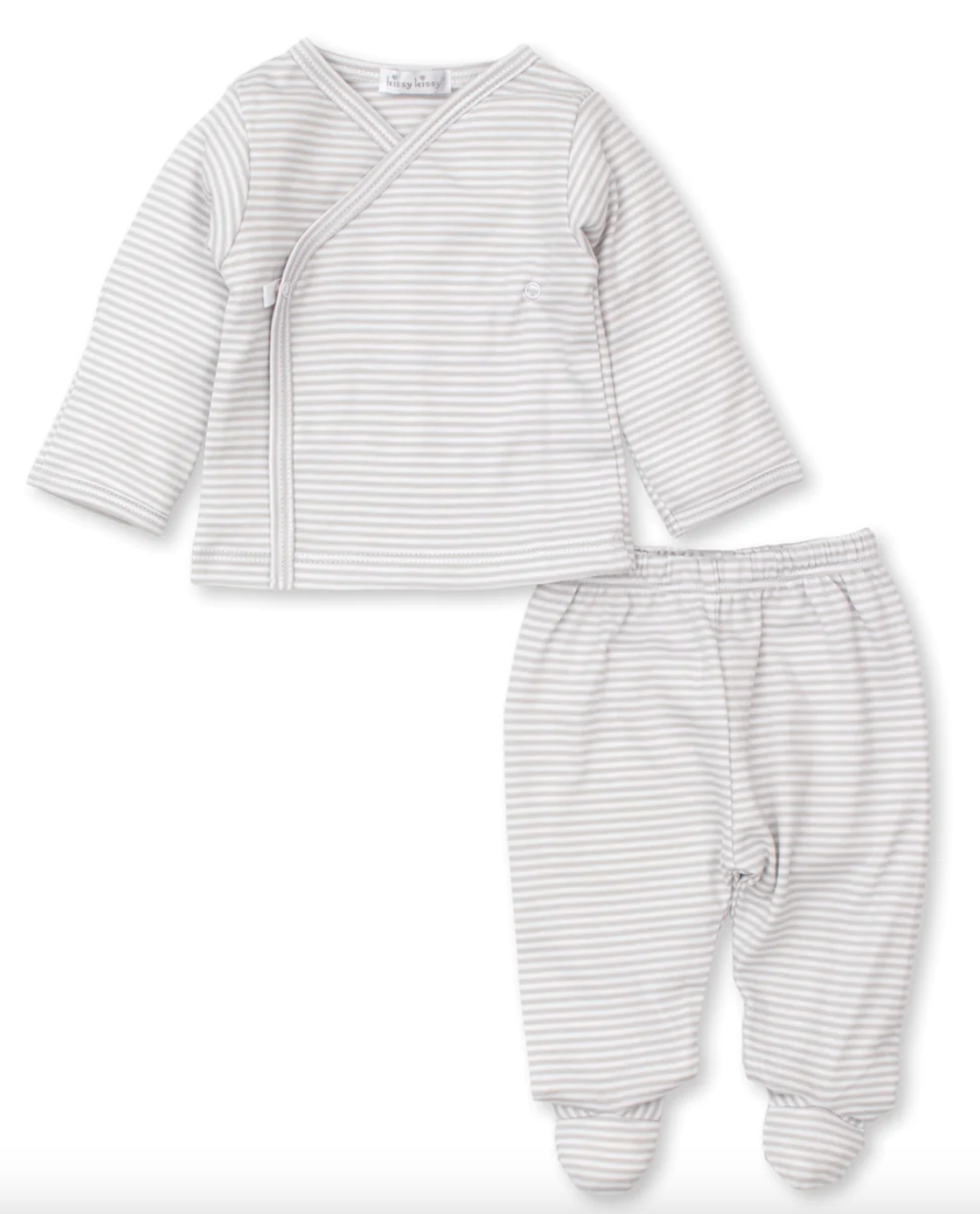 Stripes Footed Pant Set