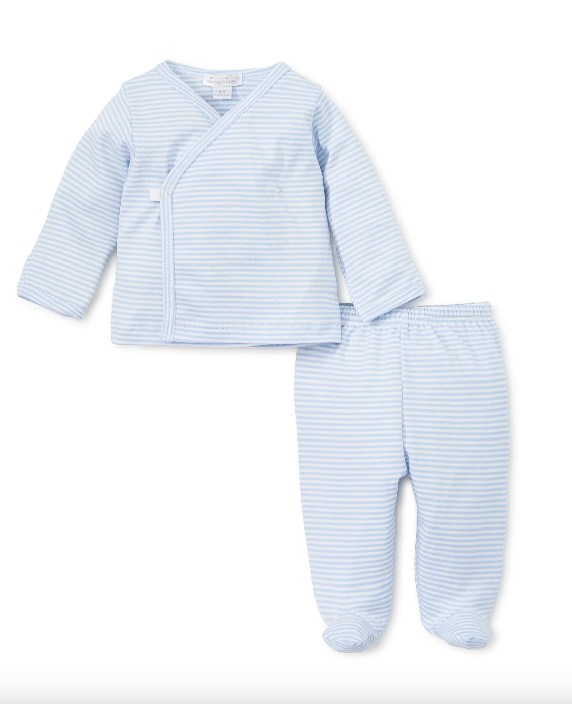 Stripes Footed Pant Set