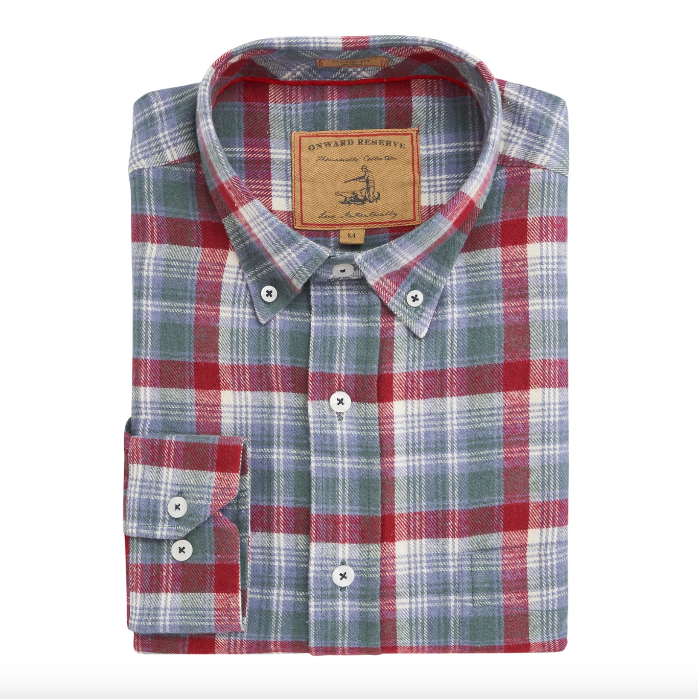 Tamarack Flannel Shirt-Red-Final Sale