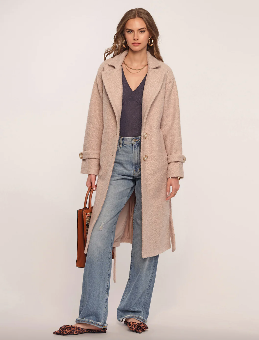 Presley Coat-Bisque