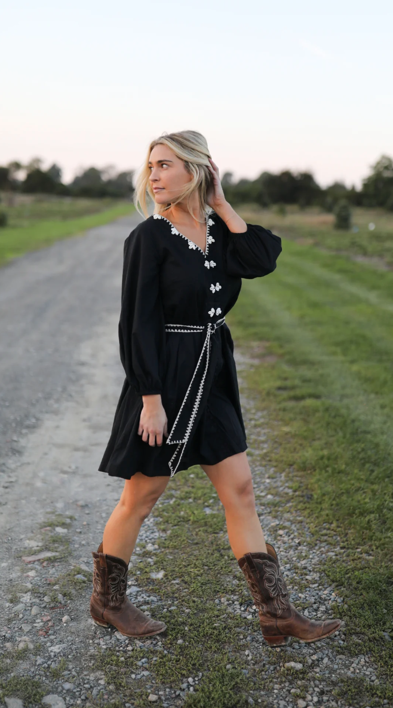 Solana Dress-Black-Final Sale