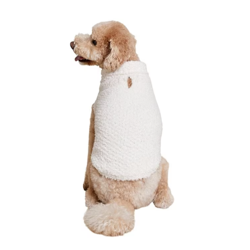 CozyChic Honeycomb Pet Sweater- Cream