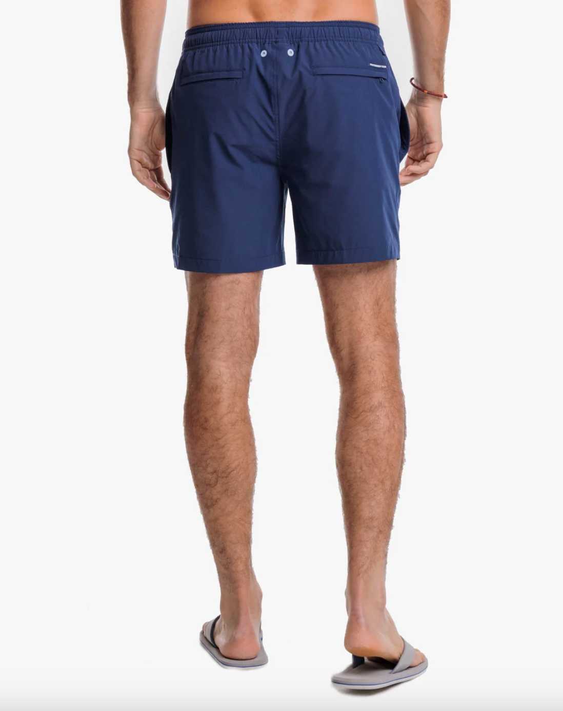 Solid Swim Trunk-Navy