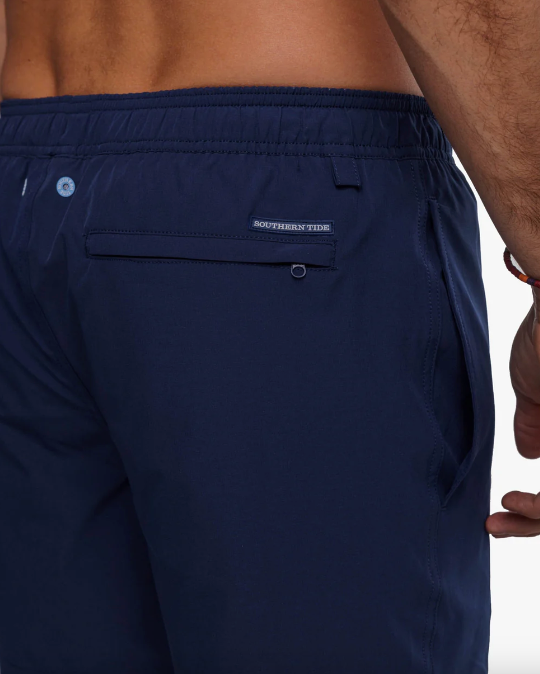 Solid Swim Trunk-Navy