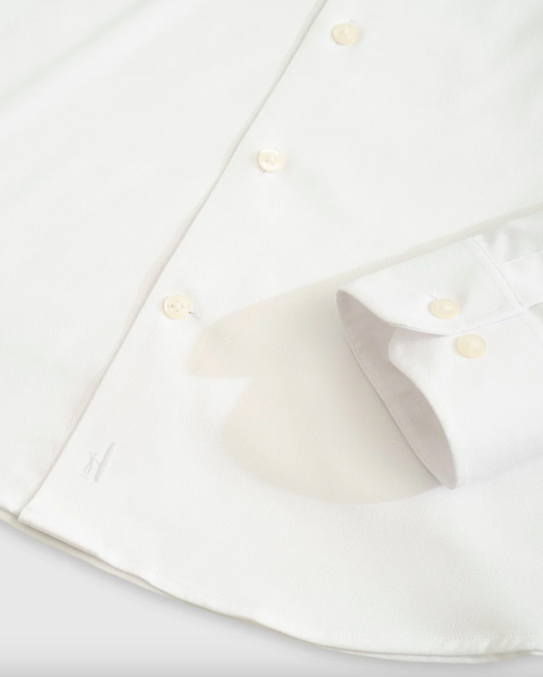 Tradd Button Up-White