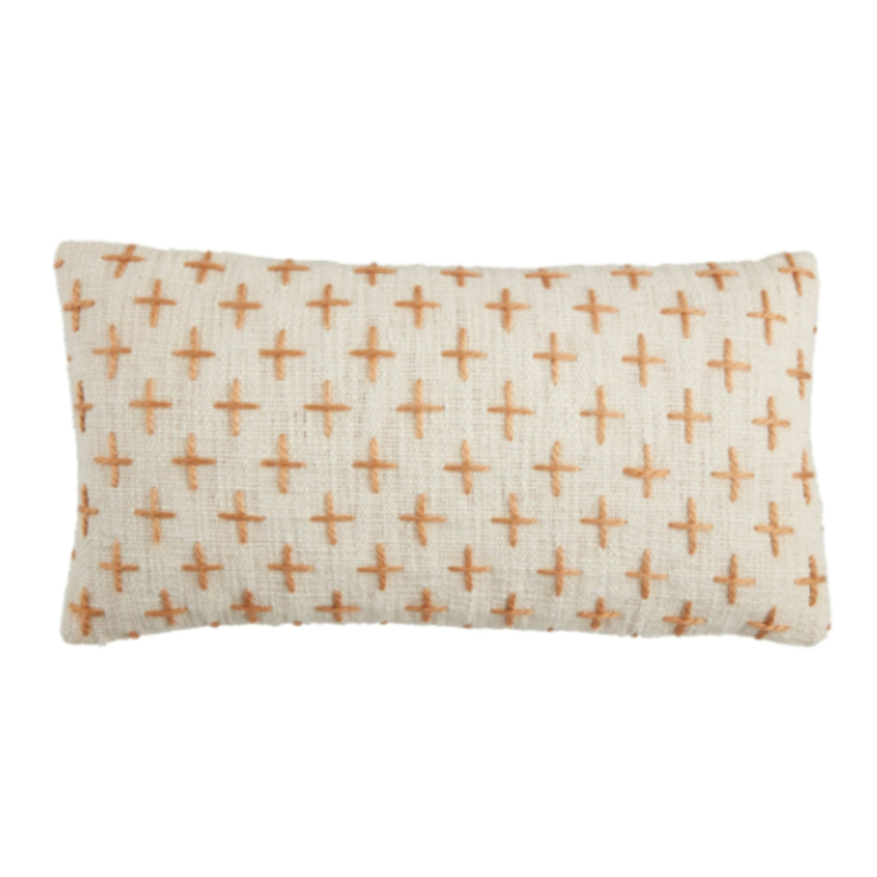 Embroidered Cross Pillow (2 sizes)