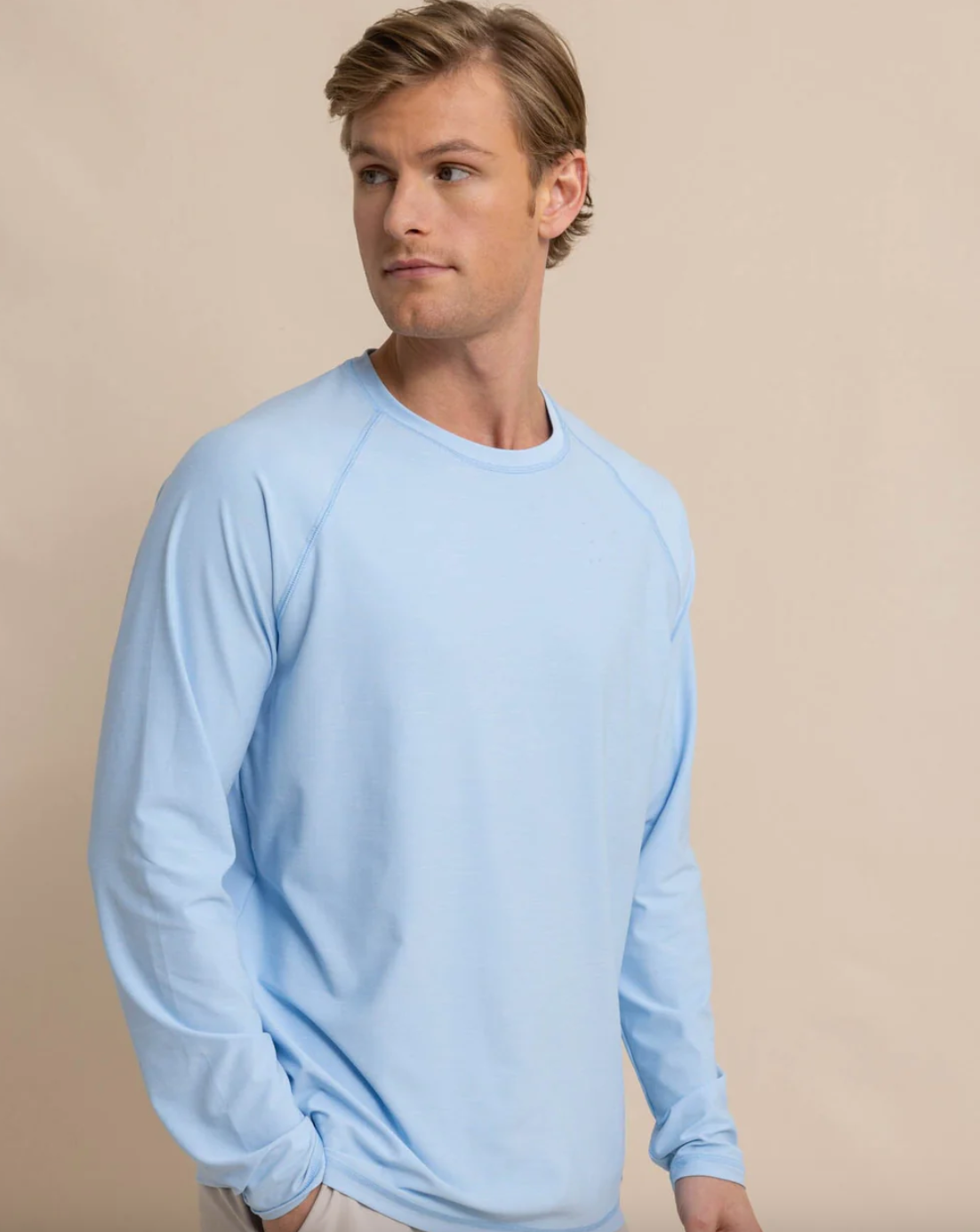 Long Sleeve Brilliant Tee-Blue