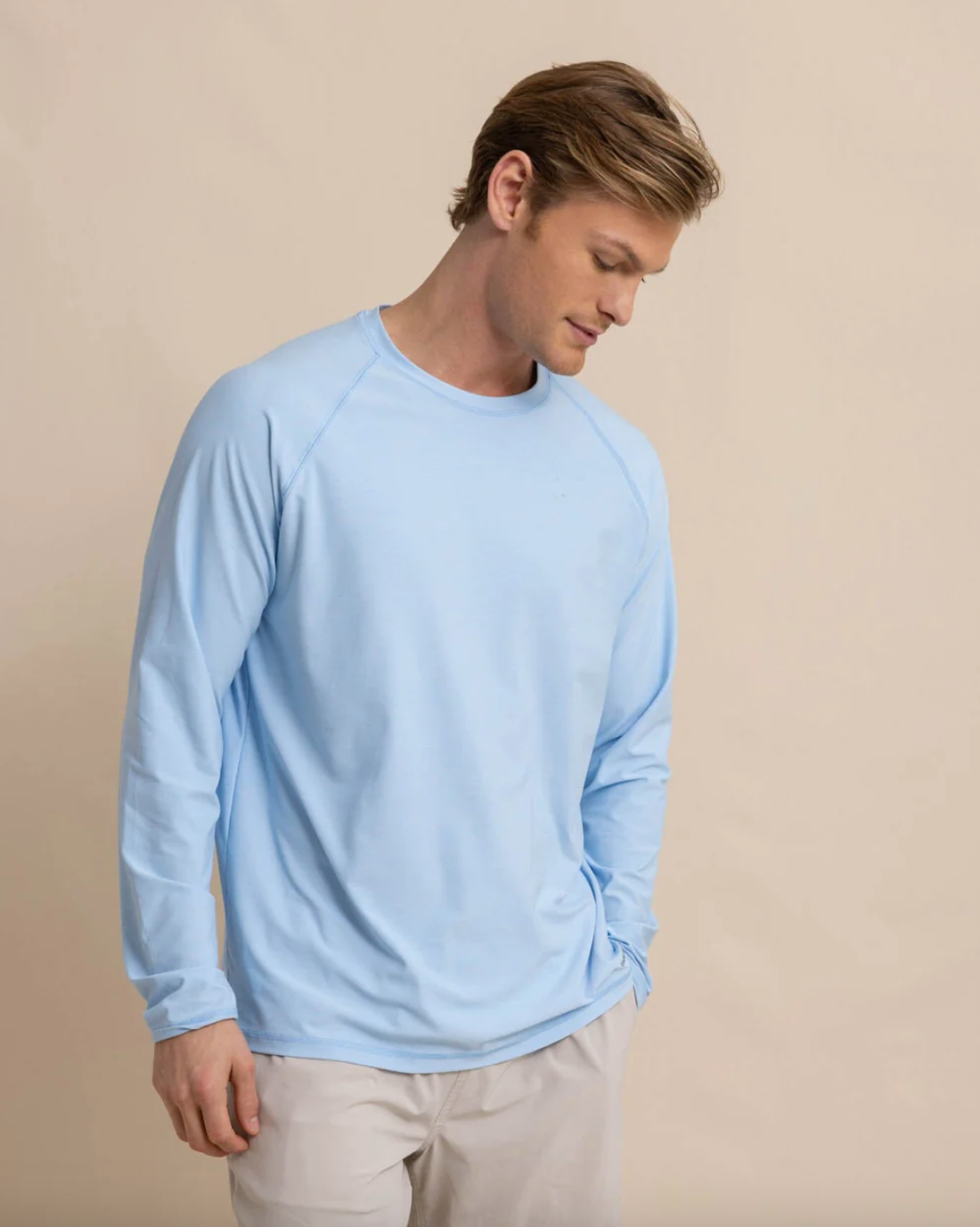 Long Sleeve Brilliant Tee-Blue