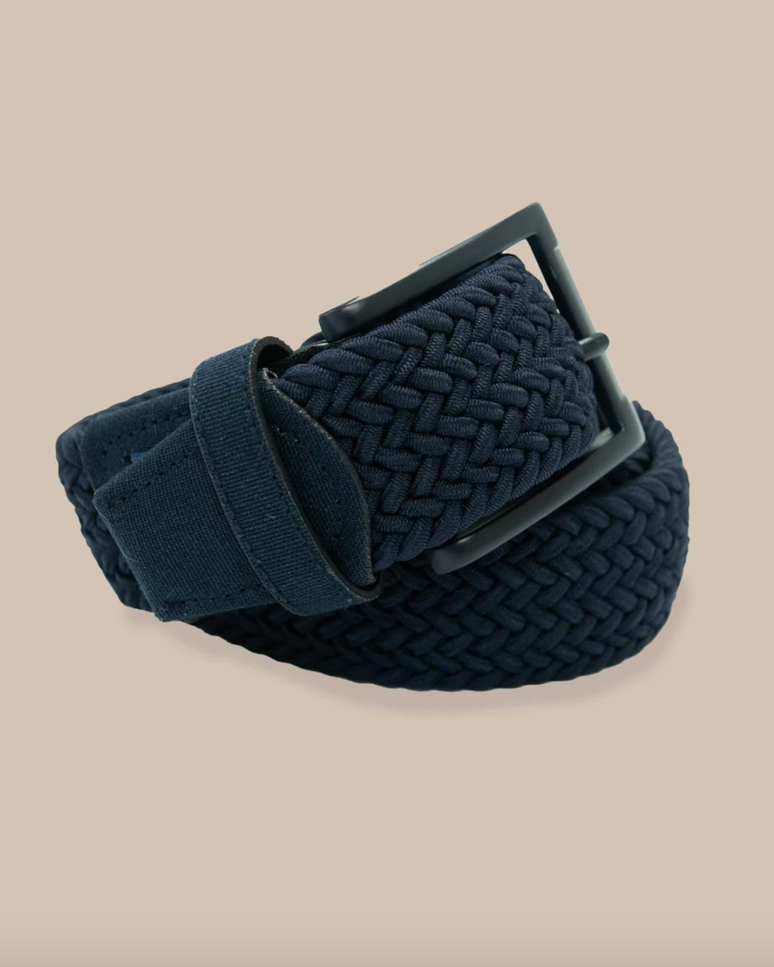 Caddie Braided Belt-Navy