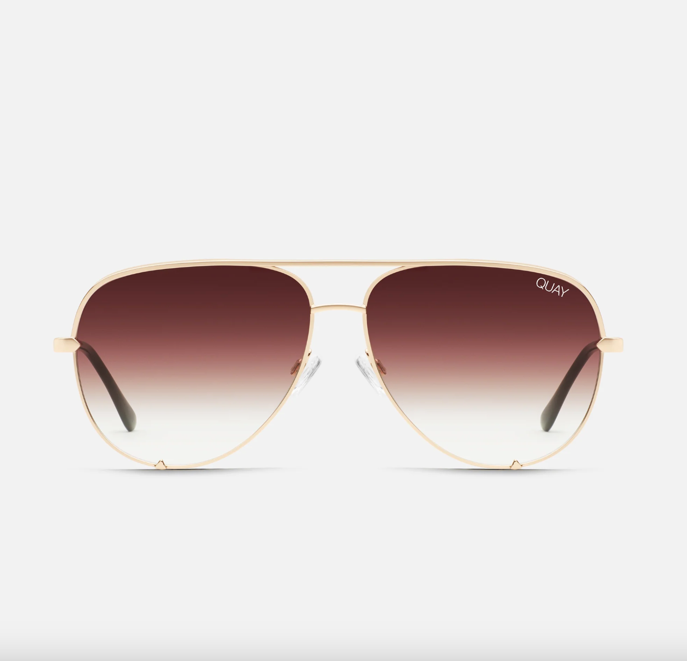 High Key Sunglasses-Gold/Brown