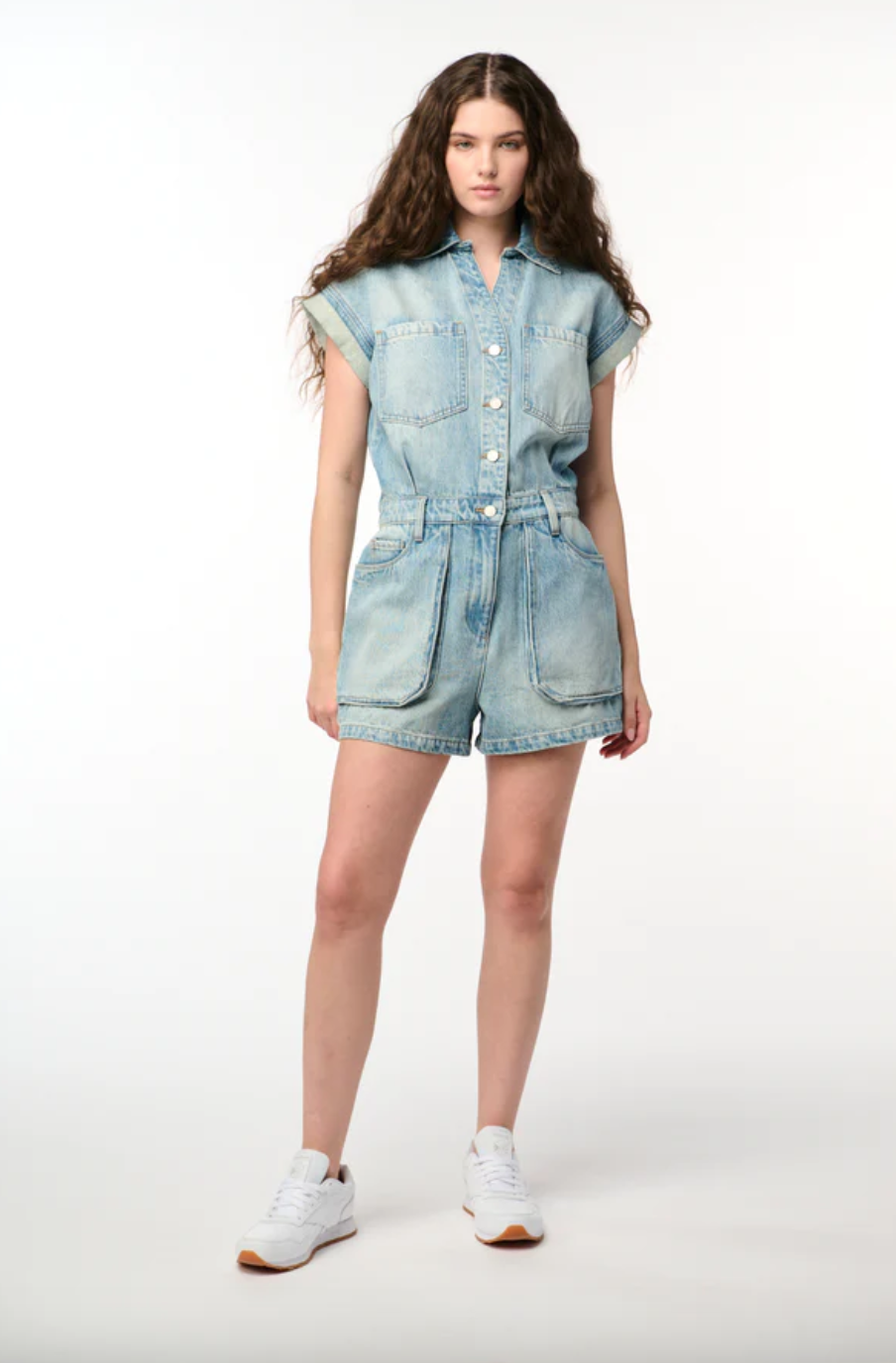 Big Shot Romper-Blue