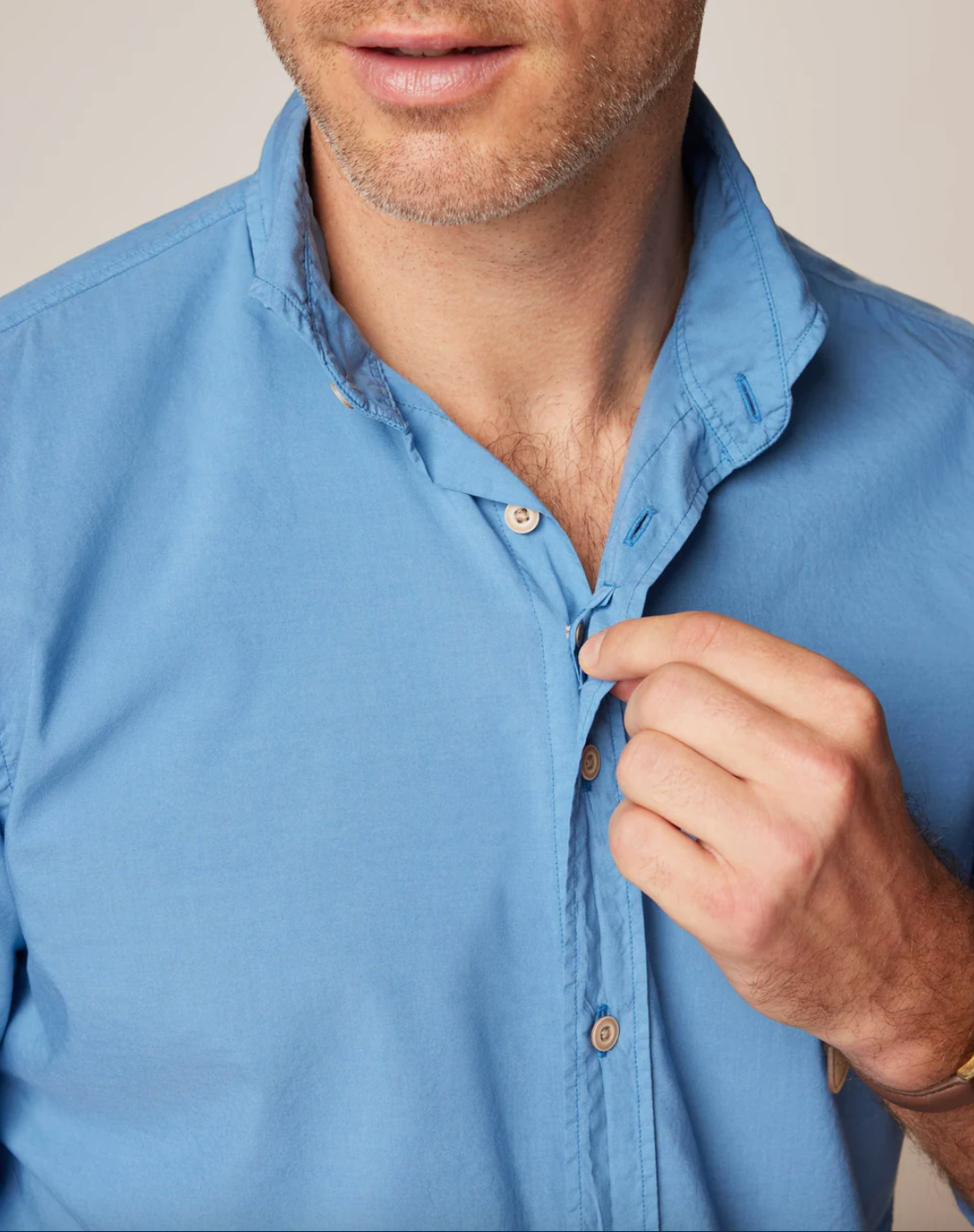 Albin Button Up-Laguna