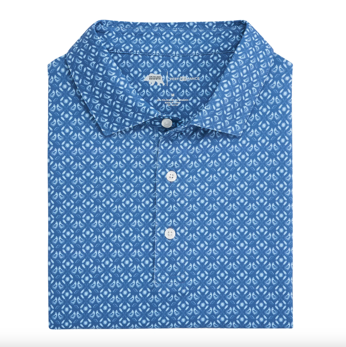 Oyster Roast Polo-Blue Horizon