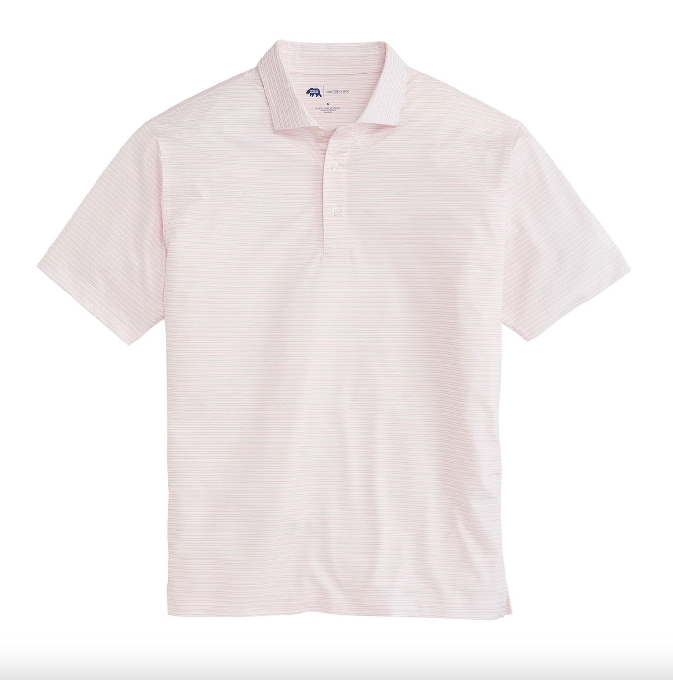 Pairing Stripe Pique Polo-Pink