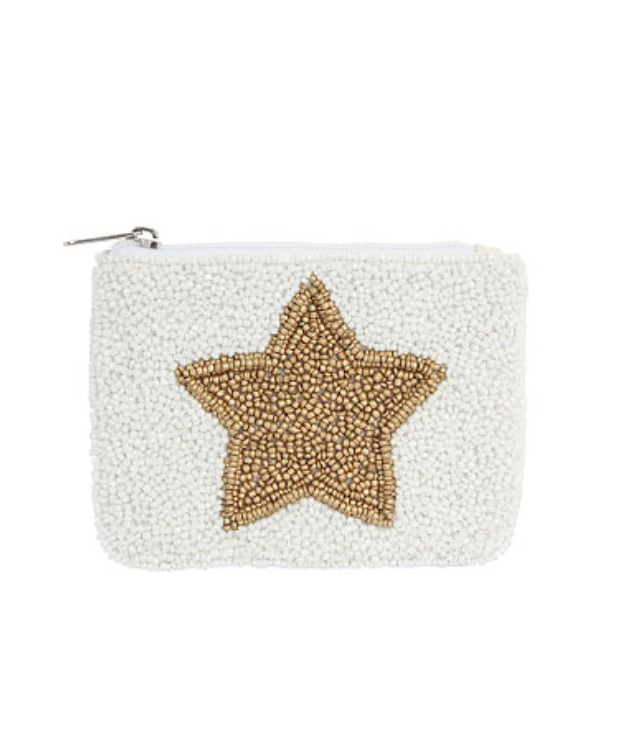 Gold Star Coin Pouch