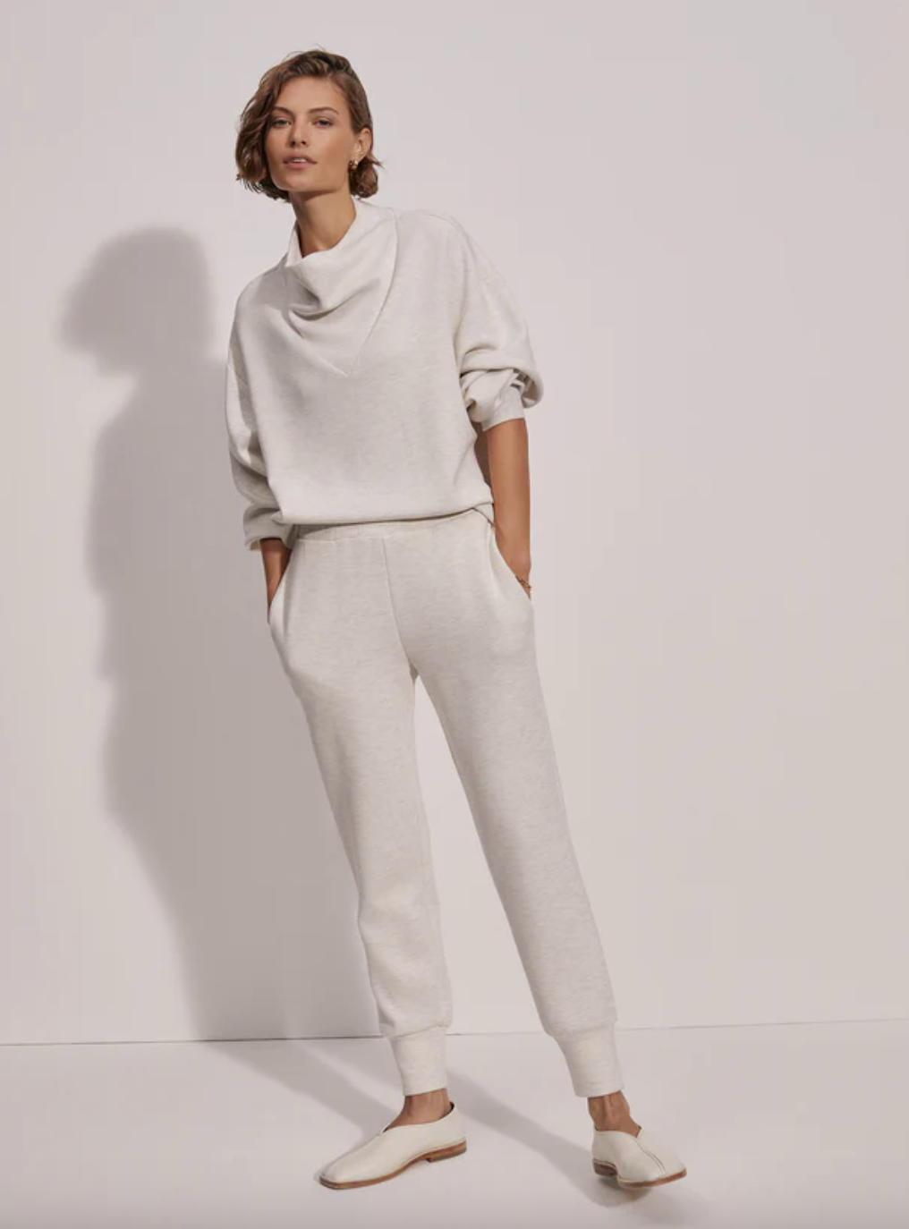 Slim Cuff Pant 27.5"-Ivory