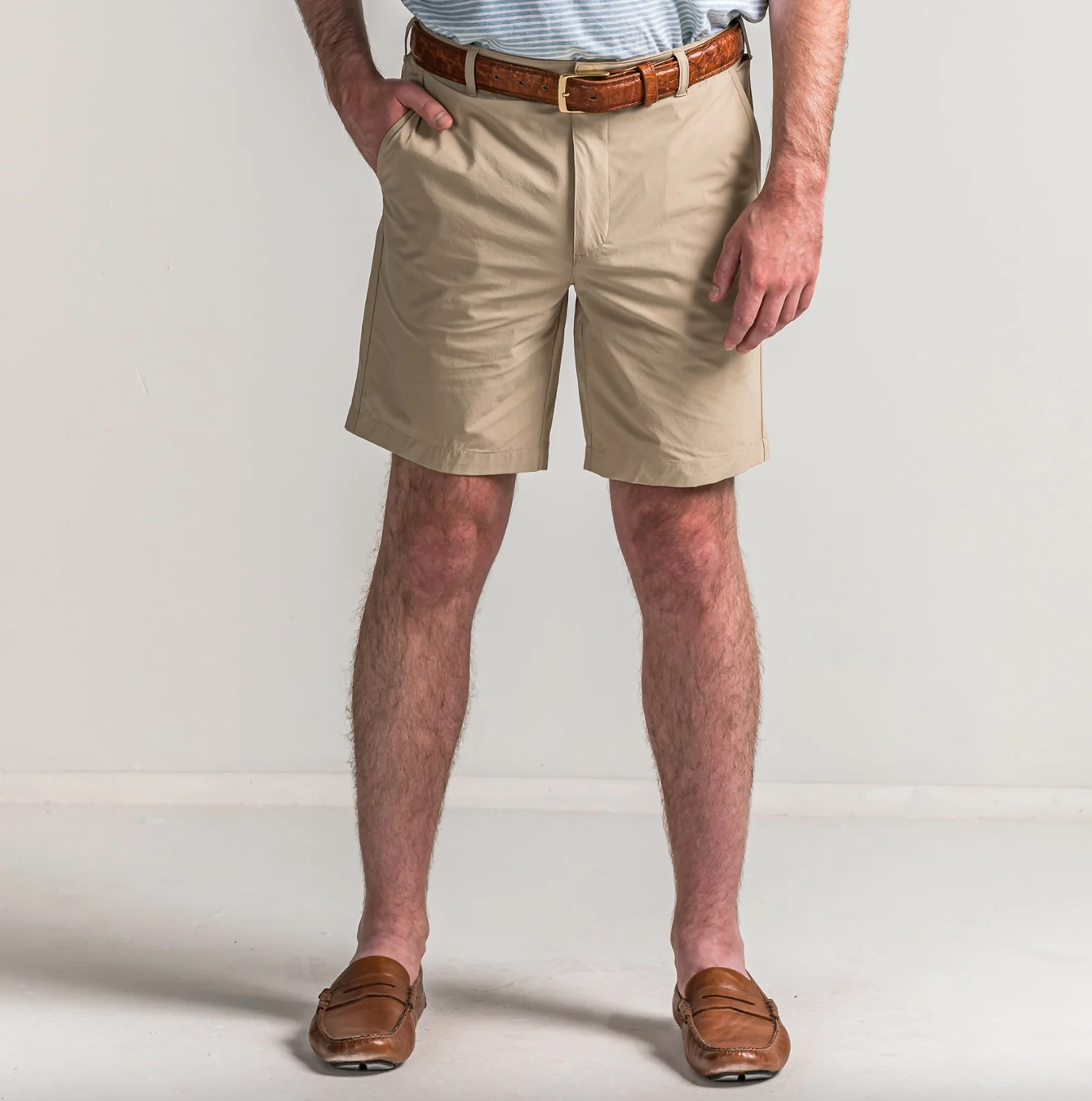 Harris Golf Short-Tan
