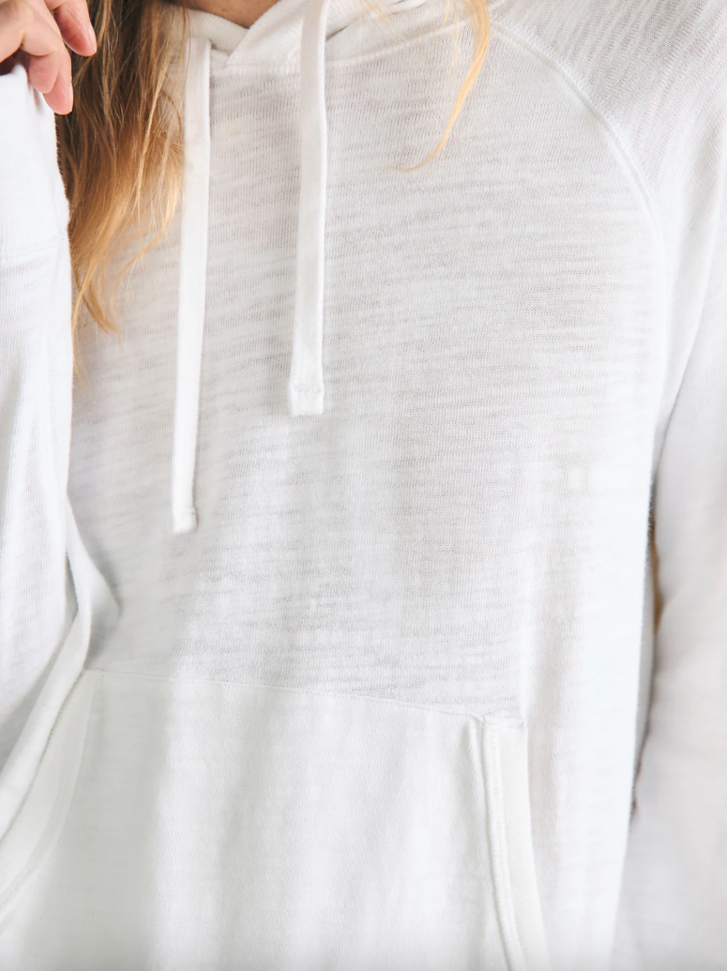 Sunwashed Hoodie-White