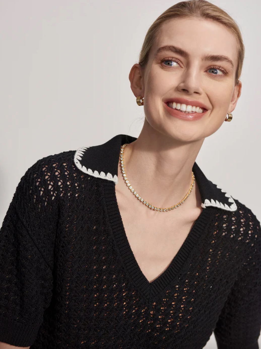 Monte Knit Polo-Black