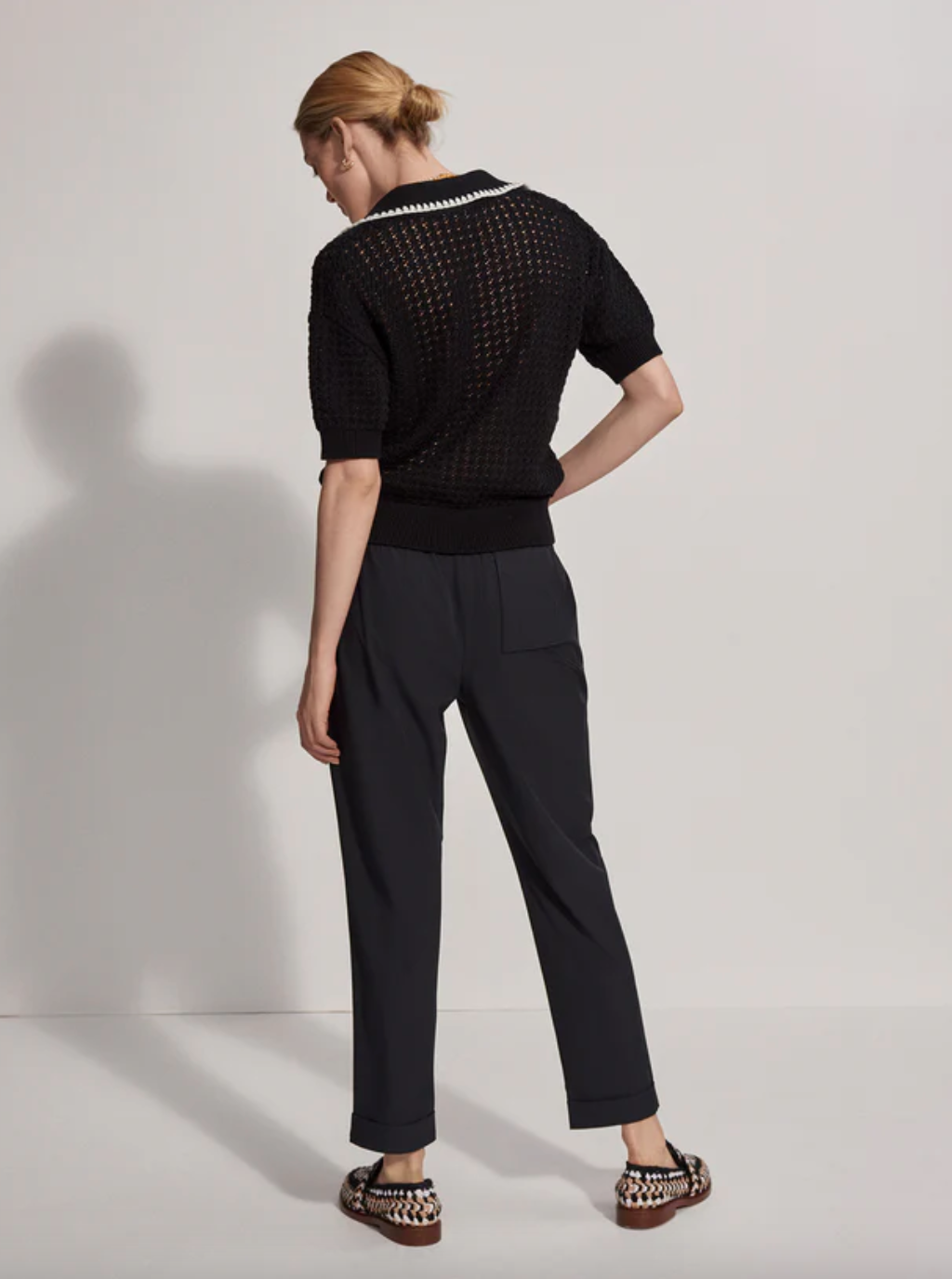 Monte Knit Polo-Black