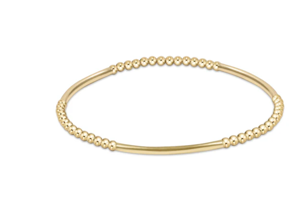 Bliss Bar Pattern 3mm Bead Bracelet
