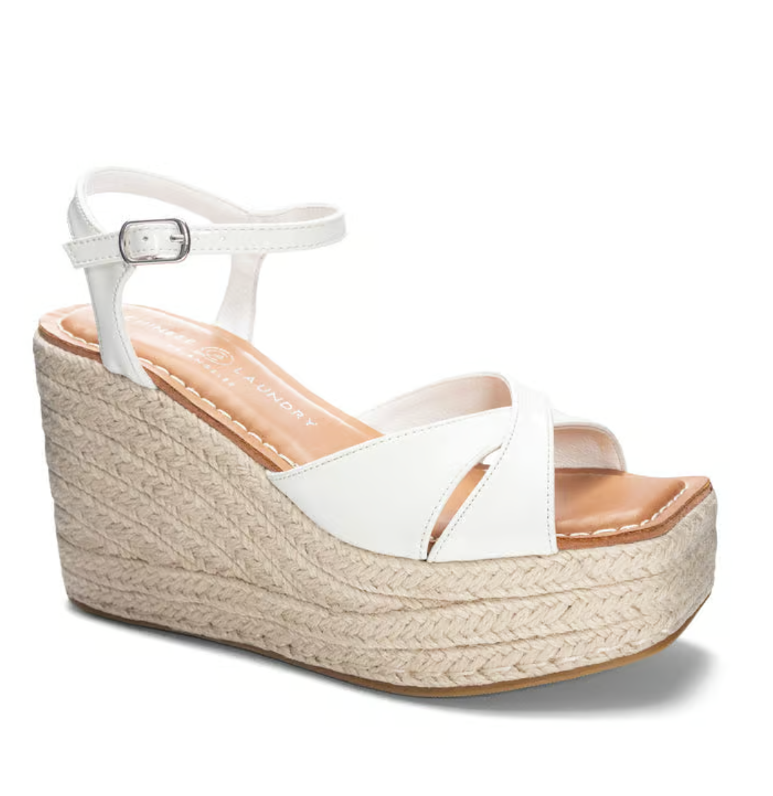 Niamh Wedge-Patent White