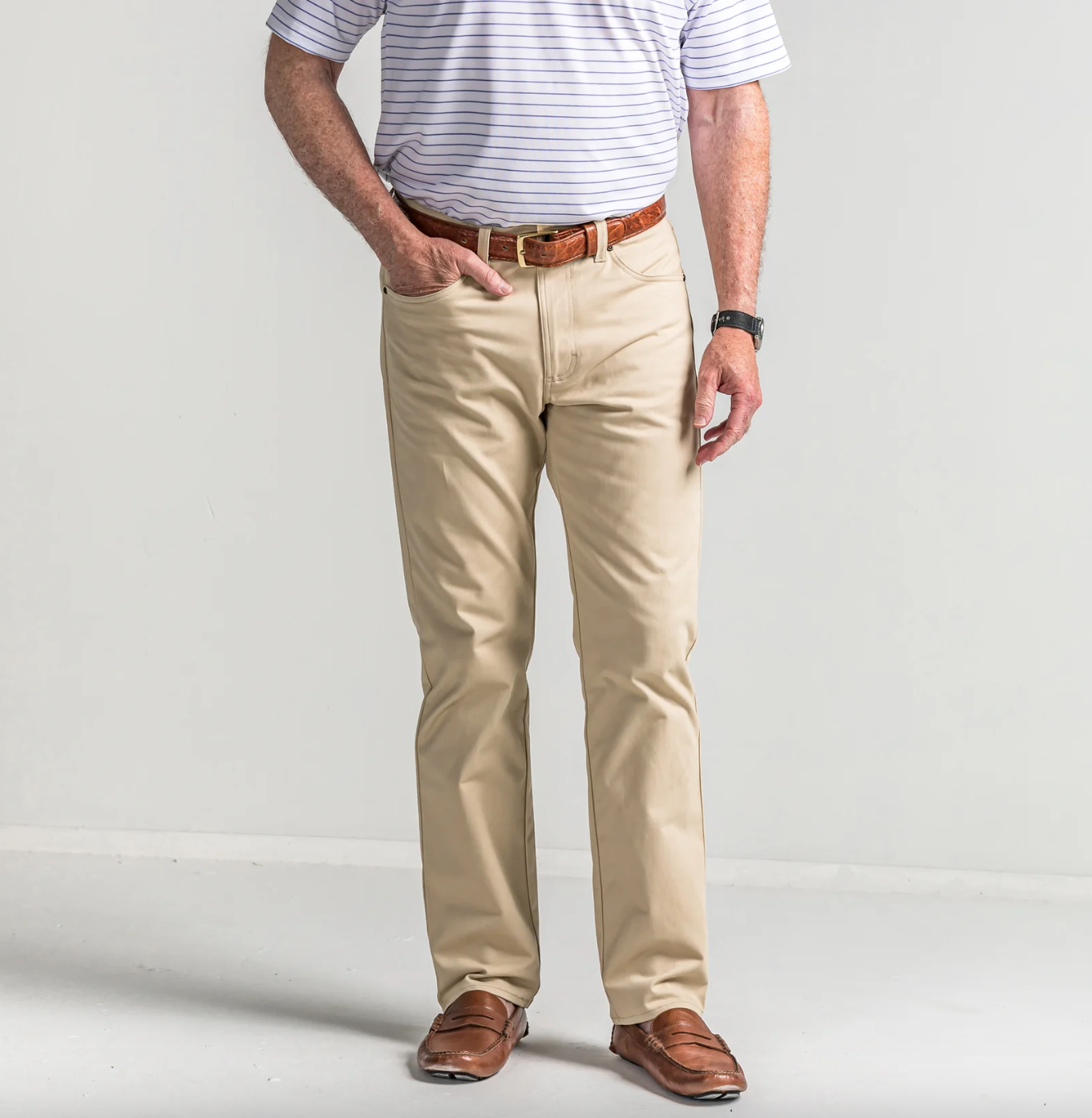 Classic 5 Pocket Pant-Tan