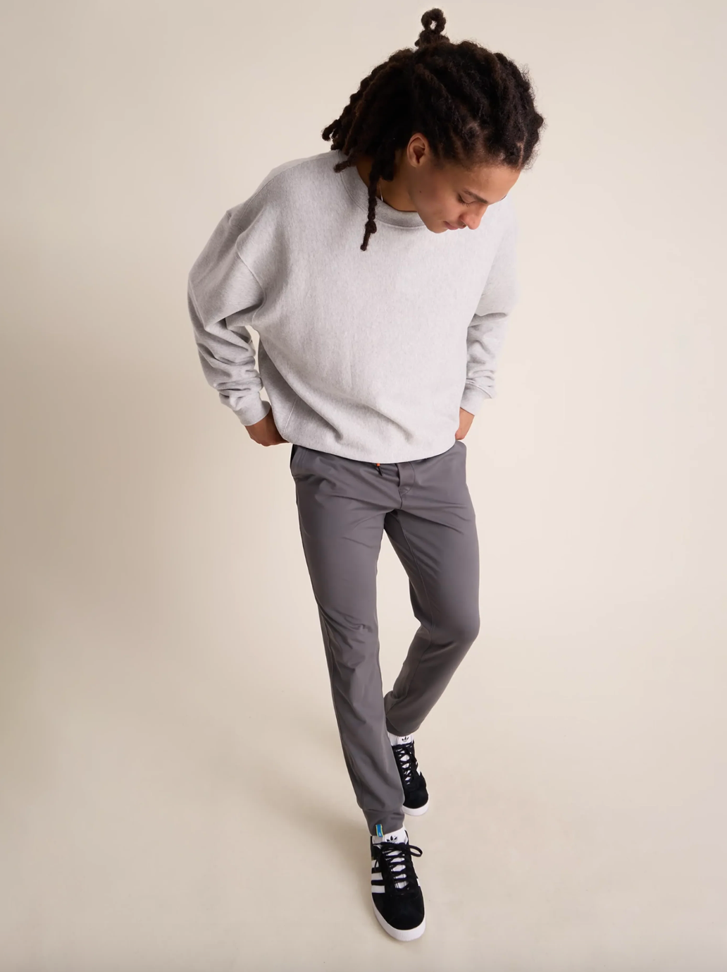 The Steel Gray Jogger-Charcoal-Final Sale