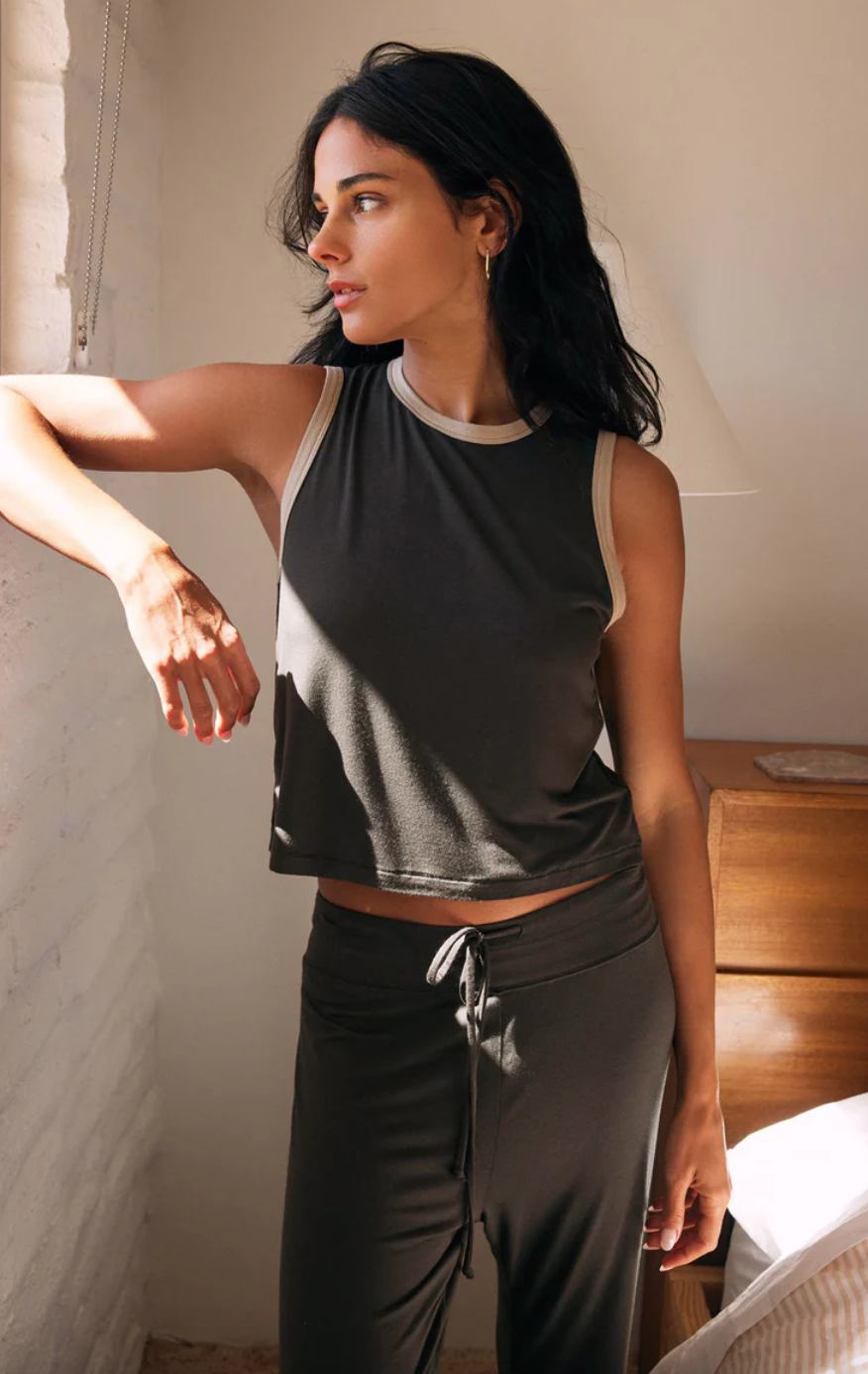 Ringer Tank-Black