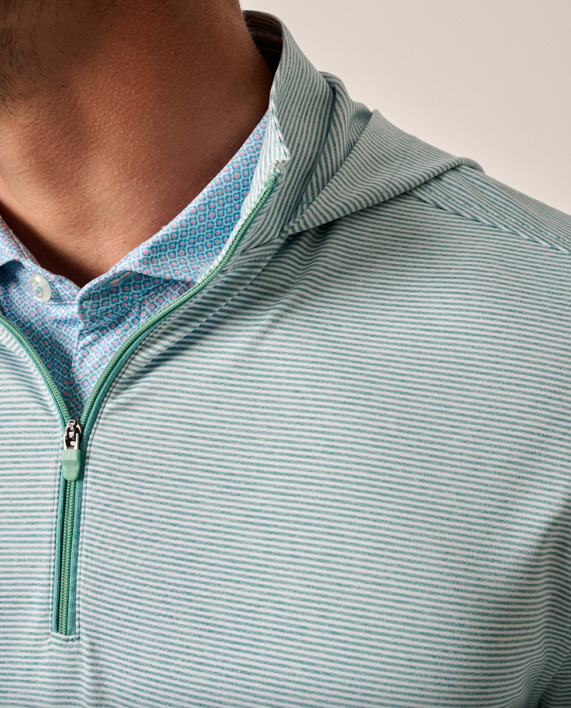 Hybrid Hoodie-Green Grass