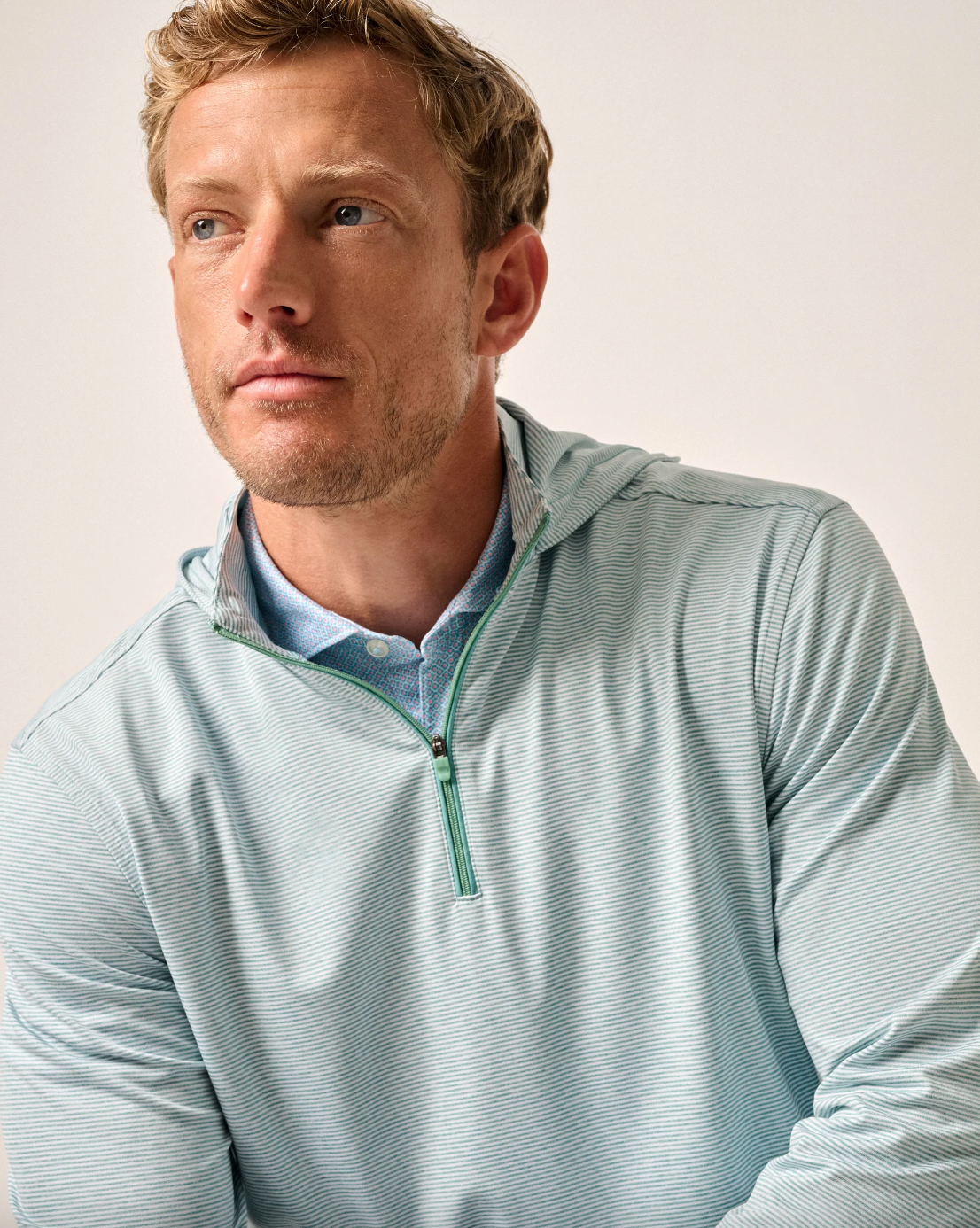 Hybrid Hoodie-Green Grass