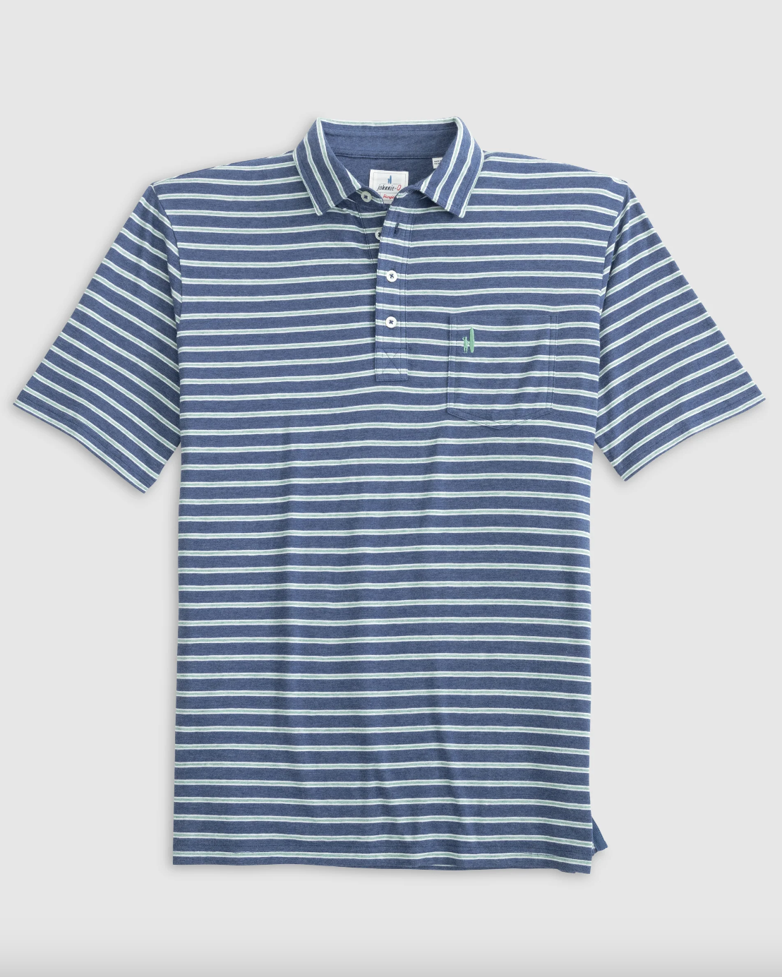 Matthis Stripe Polo-Ocean