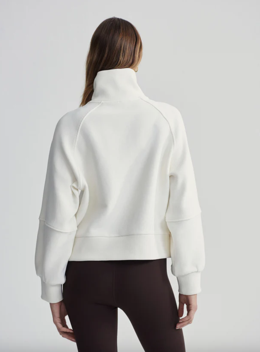 Milano Half Zip-Ivory