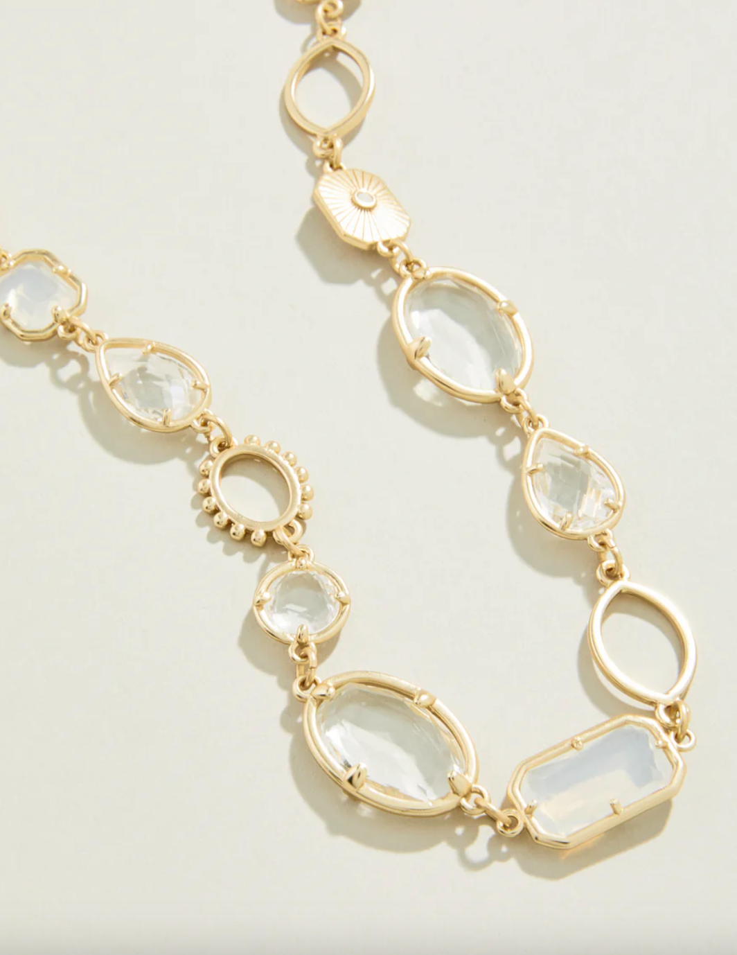 Lagoon Necklace 18" Crystal