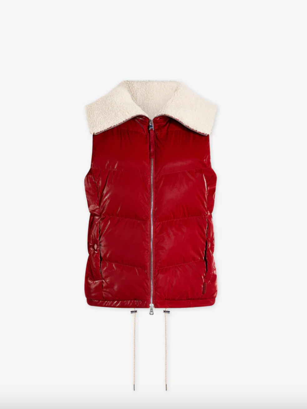 Brock Puffer Gilet-Red
