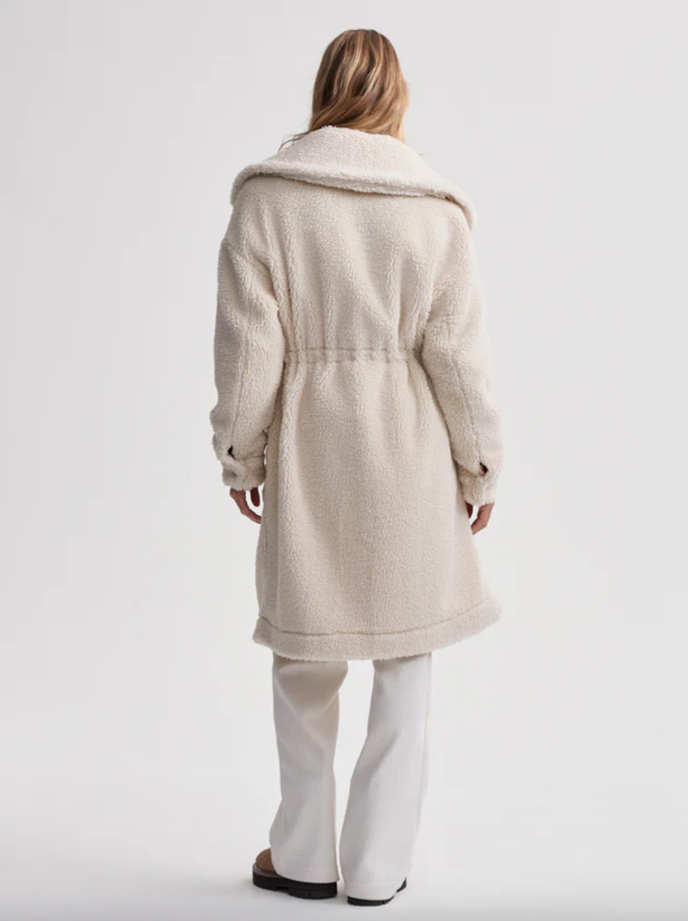 Logan Sherpa Coat-Sandshell