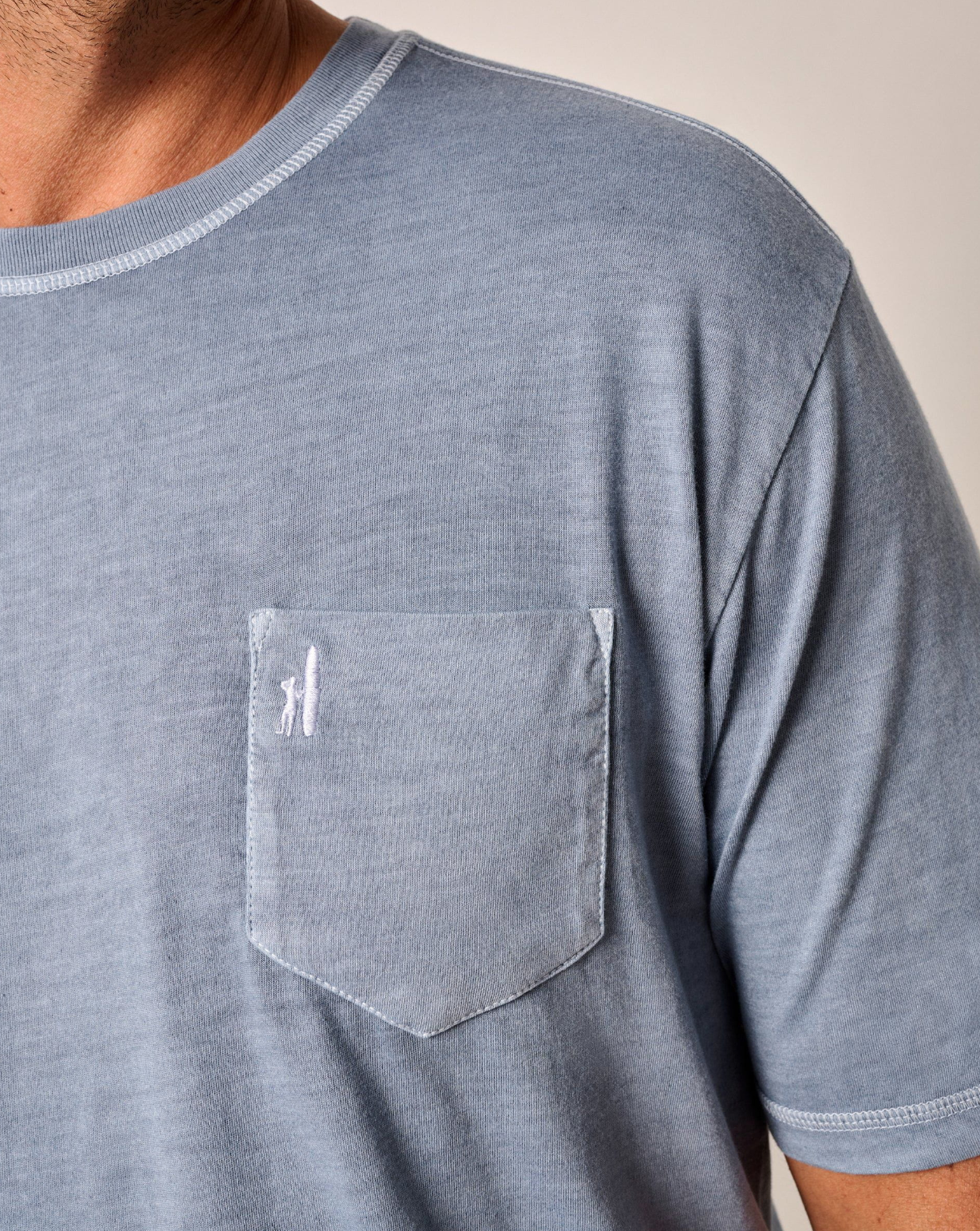 Dale T-Shirt-Dusty Blue