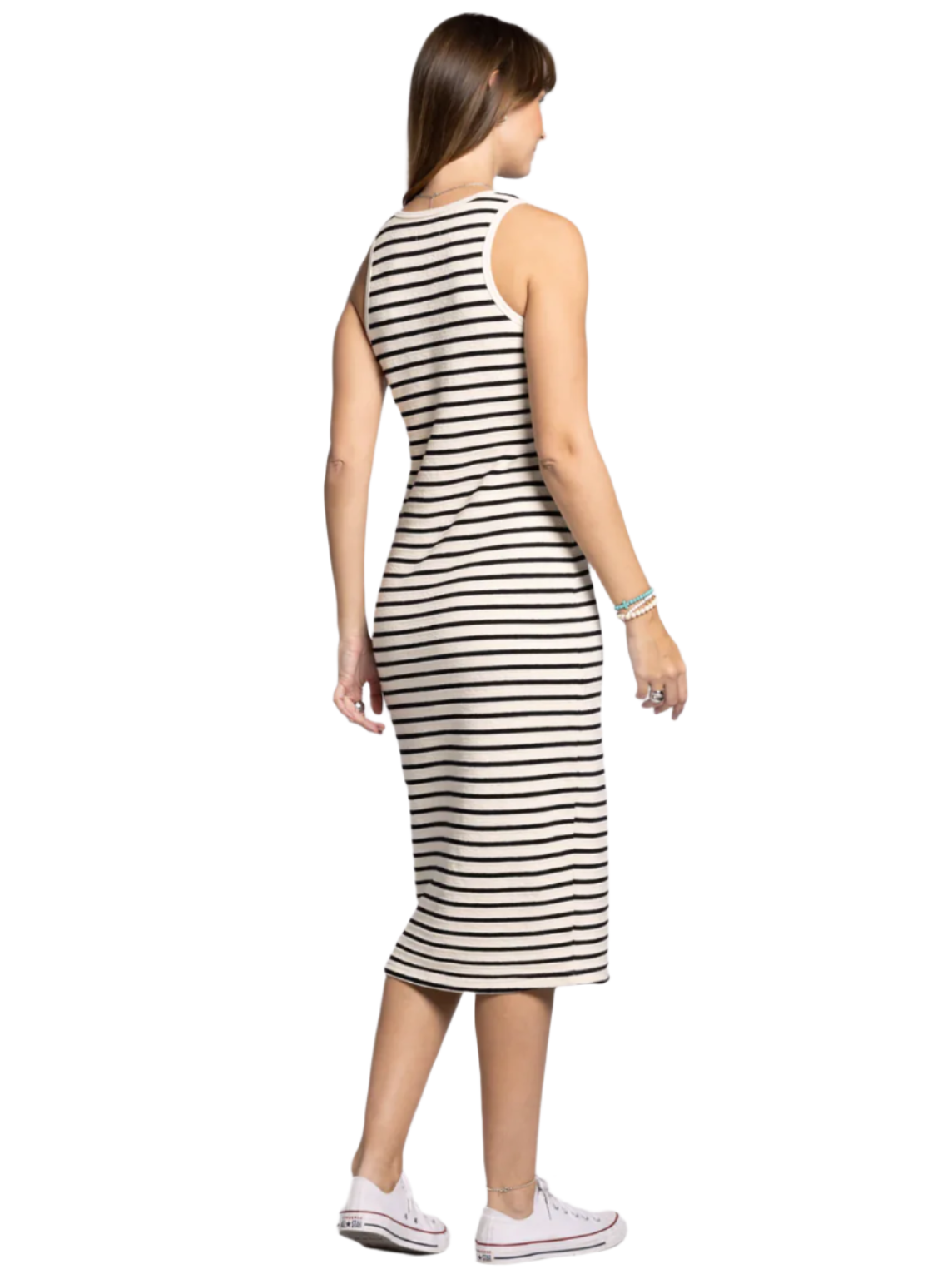 Jenna Dress-Ivory/Black