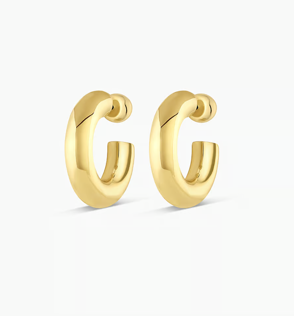 Lou Statement Small Hoops