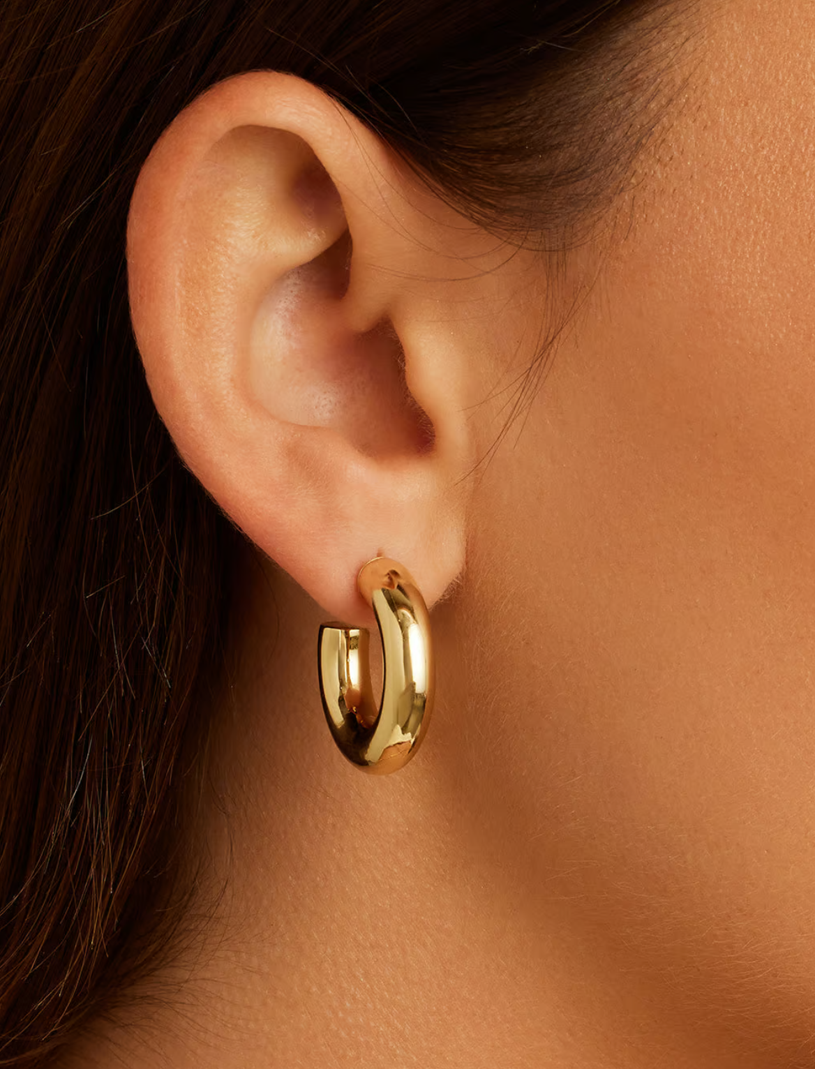 Lou Statement Small Hoops