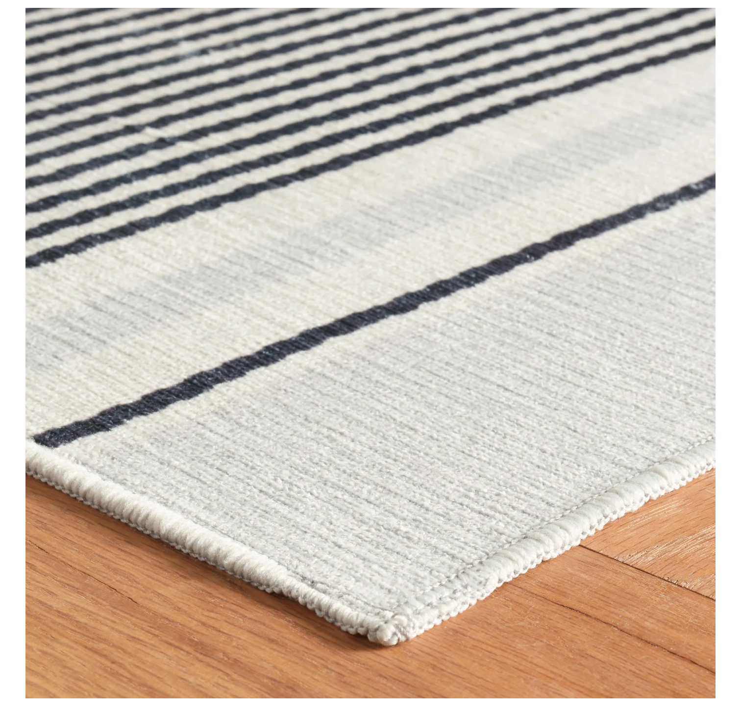 4x6 Gunner Stripe Grey Rug