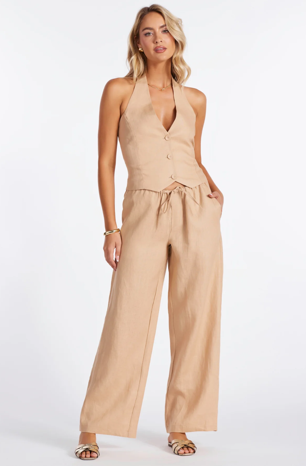 Positano Vest-Golden