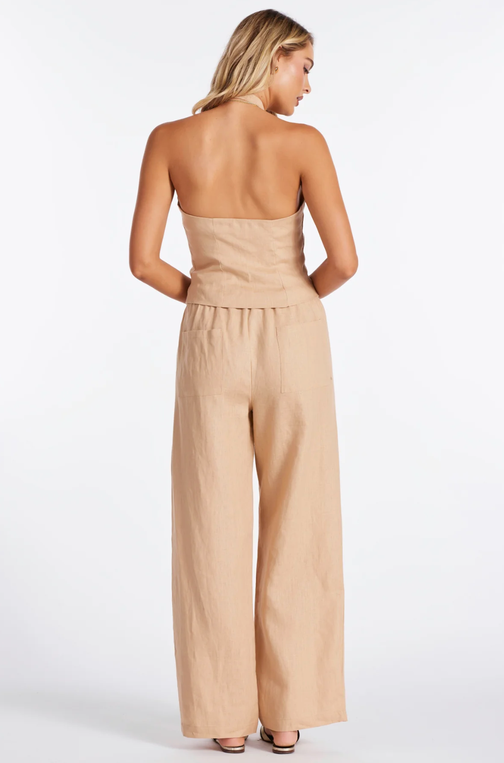 Positano Drawstring Pant-Golden